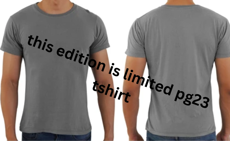 Introduction to the Limited Edition Pg23 Tshirt